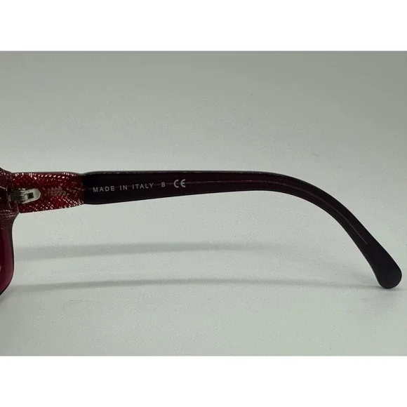 Chanel Sunglasses 5177 C.1198/3P 55-17-130 Red Burgundy - Frames Only - Picture 7 of 8